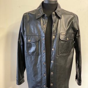 Harley-Davidson leather shirt